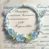 Pulsera de Cristal Flor de Campo y Flor de Primavera Color Dopamina Dulce Exquisita de Verano Regalo para Mejor Amiga