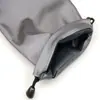 Bolsa de tela impermeable para cargador de móvil, bolsa de almacenamiento para teléfono móvil, bolsa impermeable gris, palo de selfie, bolsa de franela negra con banderines