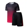 Trajes Deportivos de Verano para Niños, Niños Grandes de Verano Nuevos de Manga Corta con Shorts, Uniformes de Baloncesto de Secado Rápido para Jóvenes