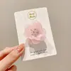 Pinza para el Cabello con Flores Estilo Super Hada Playa Resort Estilo Coreano Dulce Color de Cabello Dopamina Pinza Lateral Accesorios para el Cabello para Fotos Tocado