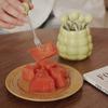 Nuevo traje de tenedor para fruta de perla de cerámica al viento crema, alto valor de color, letrero de fruta, decoración para el hogar, buen cilindro de almacenamiento al por mayor