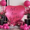 Jiang Qiyuan corte amor confesión de amor globo de amor súper grande Qixi confesión de compromiso foto de celebridad de internet propuesta Estoy seguro