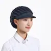 Gorra de Trabajo para Catering, Sombrero a Prueba de Polvo y Transpirable para Talleres de Fábricas de Alimentos, Gorro de Cocinero Específico para Cocina, Anti-Humo de Aceite, Anti-Caída de Cabello, con Texto Impreso