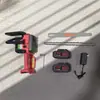 Motosierra eléctrica recargable de iones de litio de una mano, sierra eléctrica doméstica sin escobillas de alta potencia, sierra eléctrica de mano para cortar árboles en exteriores