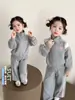Conjunto de Ropa para Niñas Primavera Otoño 2026 Nueva Moda Infantil Primavera Casual Deportivo Conjunto de Dos Piezas para Bebés Niñas