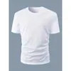 Talla Europea Algodón Verano Hombres 100% Algodón Casual Holgado Letras Grandes