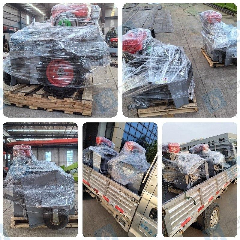 柴油手推翻堆机发货拼图-广田水印