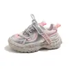 Zapatos Deportivos para Niñas 2026 Nuevo Otoño Malla Transpirable Zapatos Tipo Papá para Niños Antideslizantes Ligeros Casuales para Niños Modernos