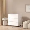 Mesa de Cabeceira Simples Moderna para Quarto Principal Apartamento Pequeno Tipo Gaveta Armazenamento e Exibição para Quarto Armário de Armazenamento para Montagem