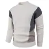 Amazon 2025 Nuevo Otoño e Invierno Jersey Simple y Versátil para Hombre Jersey Holgado Casual para Usar Debajo