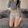 Shorts de Segurança Confortáveis Anti-Exposição Sem Costura Cintura Média Boxer Briefs Algodão Puro Crotch Antibacteriano Anti-Pinch Leggings Femininas