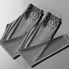 Pantalones Largos de Seda Hielo Finos para Hombre Verano Talla Grande Elásticos de Secado Rápido Casuales Sueltos Deportivos Transpirables de Pierna Recta Pantalones para Hombre