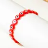 Joyería Europea y Americana Pulsera de Ojo del Diablo Bohemia con Cuentas Moda Ojo Personalizado Pulsera Elástica Venta al por Mayor