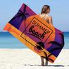 Toalla de Playa de Microfibra Estampada Nueva Toalla de Playa de Secado Rápido Chal de Protección Solar de Verano Toalla de Playa de Terciopelo de Doble Cara para Nadar Baño