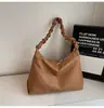 Bolso de Hombro Cruzado de Moda con Empalme y Pliegues Tipo Bolso Dumpling para Mujer 2025 Otoño Nuevo Estilo Retro de Gama Alta