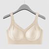 Ropa interior de sujetador sin tiras transfronterizo para mujer, pecho grande, llamativo, pequeño, ultrafino, transpirable, chica rellenita, Paramelis, copa completa, talla grande, Sujetador