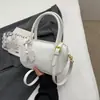 Bolso de Mano de Color Macarrón de Alta Calidad 2025 Moda Nuevo Llegada Lazo Simple y Generoso Bolso de Hombro Bolso Cruzado Versátil