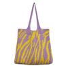 2022 Nuevo Bolso ins Bolso Tejido Bolso de Hombro de Moda Bolso Rayado Bolso Tote de Gran Capacidad Bolso Vintage para Mujer