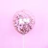 Cor lantejoulas balão enchimento transparente 12 polegadas decoração de aniversário Balão Mágico micro empresa empurrar pequeno presente