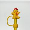 Série Explosiva de Natal Transfronteiriça Silicone Diversão Infantil Tampa com Canudo Tampa contra Poeira Tampa para Canudo de Copo Stanley