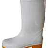 Botas Blancas de Higiene Alimentaria, Botas de Lluvia Multifuncionales, Altura Media del Tobillo, Resistentes al Desgaste, Resistentes a Ácidos, Álcalis y Sales, Botas de Lluvia de Protección Laboral