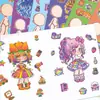 24 Pegatinas Grandes de Princesa Color Dopamina para Disfrazar Niños, Divertidas y Educativas para Combinar Disfraces y Manualidades para Aliviar el Estrés