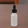Botellas de Vidrio Esmerilado con Gotero Disponibles, Botellas Dispensadoras de Vidrio para Cosméticos, Botellas para Mezclas, Botellas de Muestra para Sérum