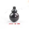 Acessórios de pulseira com cabeça de Buda de ébano de três vias pagoda cabeça de cabaça pulseira de contas diy material conjunto de furo pequeno jogar com texto