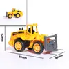 Juguetes de Autos de Aleación para Niños Vehículos de Ingeniería Metálicos Excavadoras Vehículos de Saneamiento Urbano y Tráfico Modelo de Coche Adornos Regalos