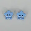 Botões de Flor Estrela em Formato de Coração Coloridos Brinquedo Roupas Cartoon DIY Botões Costurados à Mão Camisa Suéter Jaqueta Botões Decorativos