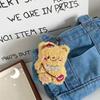 Nuevo Colgante de Oso de Mantequilla Lindo de Moda Muñeca para Niña Decoración de Mochila Regalo Juguete de Peluche al Mayoreo