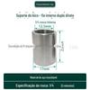 Lijing Proteção Ambiental Bico de Ventilador de Aço Inoxidável 304 Bico de Pulverização Linear Bico de Pulverização de Força de Impacto Forte