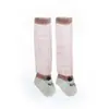 Calcetines altos para bebé hasta la rodilla, estilo de verano fino, de algodón peinado hasta la rodilla, calcetines altos para recién nacido, calcetines infantiles sin costuras con parte superior holgada