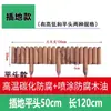 Valla de Madera Plegable Anticorrosión Madera Maciza Carbonizada Estacas de Madera para Jardín Patio Exterior Macizo de Flores Inserto en el Suelo Valla para Huerto Exterior