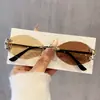 Novos Óculos de Sol Poligonais com Mudança de Cor Estilo Europeu e Americano Ins Xiaohongshu para Mulheres Óculos de Metal Modernos Tendência Homens