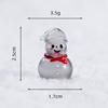 Navidad Nuevo Producto Transfronterizo Lindo Muñeco de Nieve Luminoso Accesorios de Decoración DIY Micro Paisaje Adornos de Escritorio