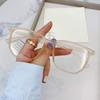 Gafas de sol con diseño de madera en caja pequeña, sensibles a la luz y que cambian de color, para amantes de los espejos, espejos cercanos con cambio de color y tres usos, espejos planos.