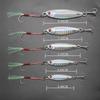 Shore jogando de longa distância placa de cavalo corte japonês chumbo peixe multi-cor chapa de ferro lantejoulas 7G -30g isca falsa isca dura barco pesca marítima