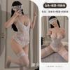 Fãs noturnos lingerie sexy mulheres paixão renda livre uma peça perspectiva engraçada flertando tentação pijamas sexy 8014