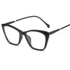 Novos Óculos Lisos High-End Tr90 Anti Luz Azul para Homens, Estilo Retrô Simples para Mulheres, Estilo Casual da Moda, Óculos Cat-Eye Fashion