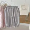 Calça Repelente de Mosquitos Infantil 2026 Verão Novo Estilo para Meninos e Meninas Cor Sólida Simples Ultra Macia Calça Longa Calça de Ar Condicionado