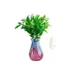 Plantas Hidropónicas de Ciprés de Bambú Repelentes de Mosquitos, Plantas Verdes y Flores Cultivadas en Agua para Interiores, Decoración para Sala de Estar y Sala de Té, Adornos para Casas de Huéspedes, Hojas de Bambú