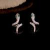 Pendientes del Año del Gallo Chino 2025 con Circonita Microincrustada, Exquisitos, Elegantes, Versátiles y de Estilo Lujo Ligero, Venta al por Mayor