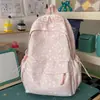 Mochila cielo estrellado azul brumoso suave, estilo coreano suave y linda, con un ambiente dulce y encantador, perfecta para salidas y sesiones de fotos
