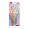 Pincéis de Aquarela Coloridos Transfronteiriços, Conjunto de 6 Peças com Cabos de Plástico, Pincéis de Guache para Crianças, Pincéis de Pintura Artística
