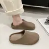 Pantuflas cerradas clásicas de EVA para hombre, zuecos de otoño con soporte para el arco para uso exterior, sandalias deslizables unisex de suela gruesa para parejas