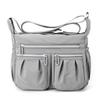 Nuevo Estilo Multibolsillo Simple Casual Bolso de Mujer Moda Nylon Hombro Bolso de Tela Bolso Cruzado Ligero de Gran Capacidad para Mujer