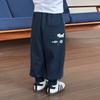 Pantalones Deportivos para Niños Lanweili Estilo Primavera y Otoño Pantalones de Otoño para Niños 2025 Nuevos Pantalones Largos Elegantes para Niños Pantalones de Chándal