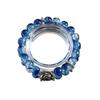 Popular Pulsera Serie Azul con un Fresco Estilo Oceánico, Versátil y Elegante Pulsera Estilo Palacio Cola de Pez Cadena de Cuentas Regalo para Estudiantes