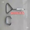 Gancho gancho en S Correa de amarre gancho Gancho para camión Fijación de tensión Gancho de triángulo plateado Accesorios de metal grueso de hierro